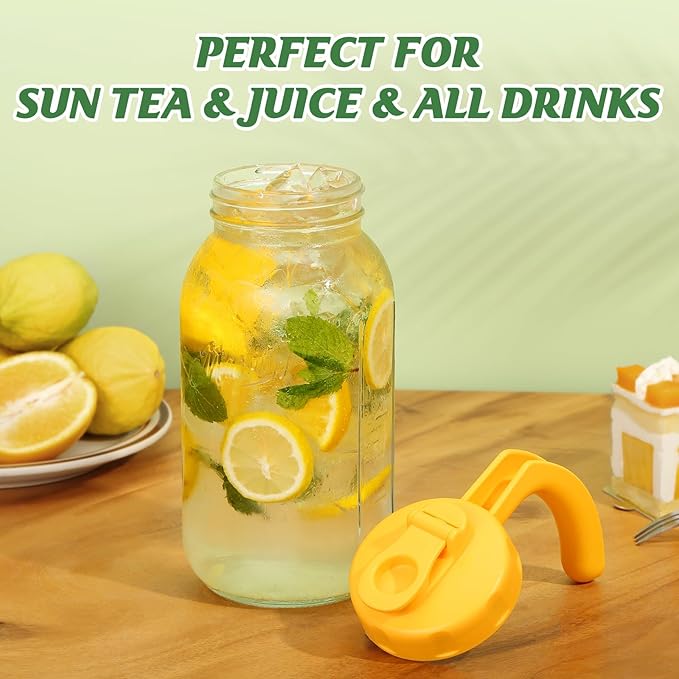 Soligt Glass Mason Jar Pitcher