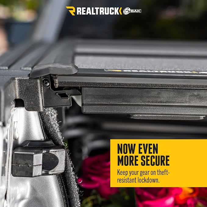 RealTruck BAK BAKFlip MX4 Hard Folding Truck Bed Tonneau Cover | 448146 | Fits 2023 - 2026 Chevy/GMC Colorado/Canyon 5' 2" Bed (62")