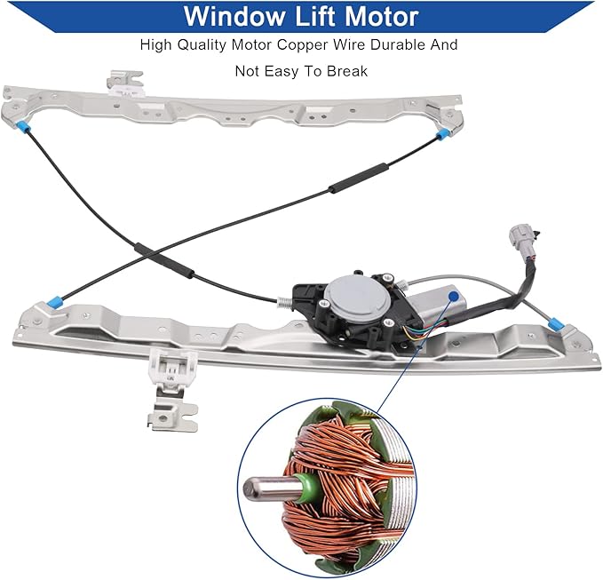 Obaee 748-525 Front Right Passenger Side Power Window Lift Regulator