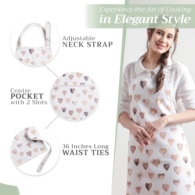 Maison d' Hermine 100% Cotton Apron