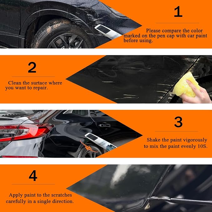 Nordic Forest Pearl(G-553P) Touch Up Paint Compatible with Honda, Car Paint Pen Scratch Repair Two-In-One Touch Up Paint, Premium Car Scratch Remover for Deep Scratches