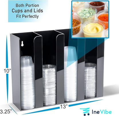 Inevibe Portion Cup and Lid Holder