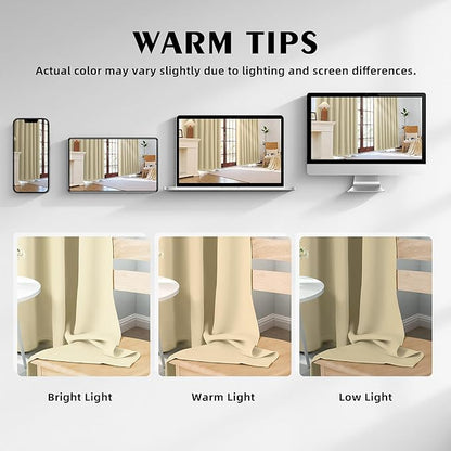 100% Blackout Curtains 54 Inch Length