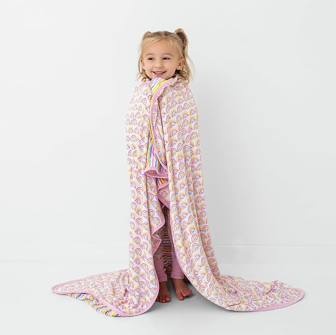Little Sleepies Two-Piece Pajama Set for Boys & Girls, Soft Viscose from Bamboo Toddler Pajamas for Kids, Family Matching PJs