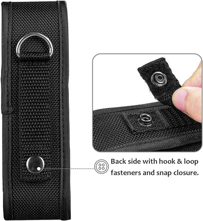 Wurkkos Flashlight Holster, LED Tactical Flashlight with Elastic Nylon, Flashlight Pouch, Nylon Pouch Holder, Flashlight Carry Case 5.9"x1.57", Suitable for TD02, FC11, TD04(Flashlight not Included)