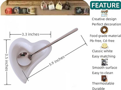 Coffee & Tea Spoon and Rest Set