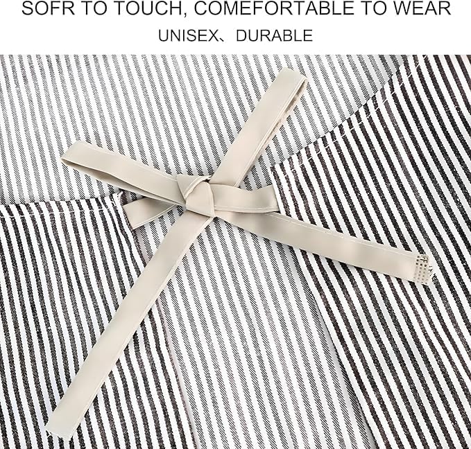 Serrenf 2 Pack Apron, Cooking Kitchen Aprons, Adjustable Bib Apron