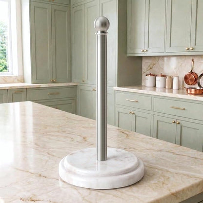 KES Anti-Slip Marble Paper Towel Holder Countertop