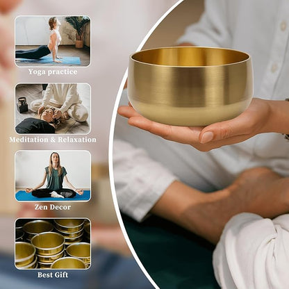 Large Tibetan Singing Bowl Set
