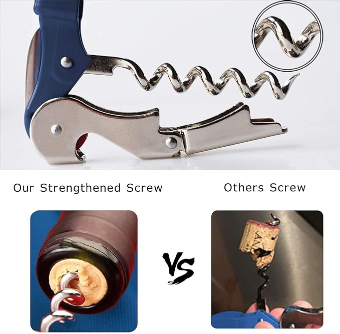 HYZ 2-Pack Wine Opener Waiter Corkscrew, Professional Wine Key