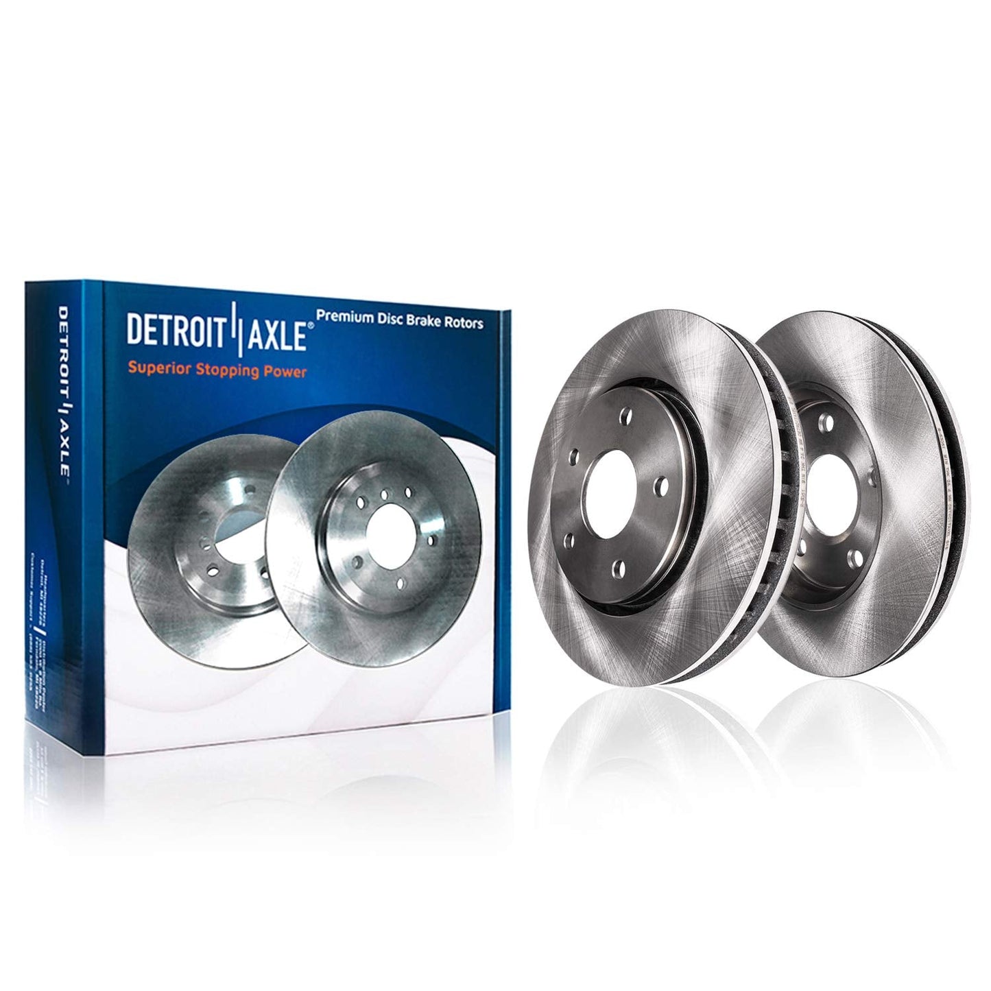 Detroit Axle - Rear Brake Rotors for Chrysler 300 Dodge Challenger Charger Magnum, Disc Brake Rotors Replacement : 13.78 inch Re