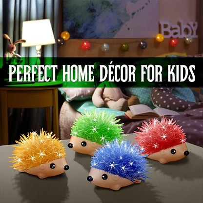 XXTOYS Crystal Growing Kit - 2 Vibrant Colored Hedgehog to Grow - Science Kits for Kids Age 6-8, Great Gifts Toys for Boys & Girls 8-12, STEM Projects for Kids