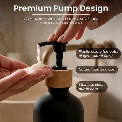 MaisoNovo Glass Dish Soap Dispenser
