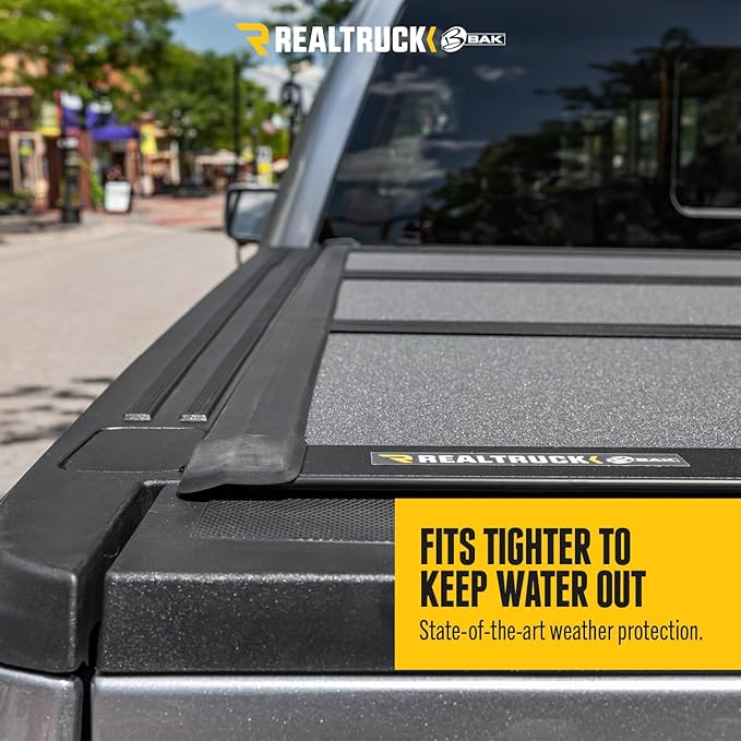 RealTruck BAK BAKFlip MX4 Hard Folding Truck Bed Tonneau Cover | 448146 | Fits 2023 - 2026 Chevy/GMC Colorado/Canyon 5' 2" Bed (62")