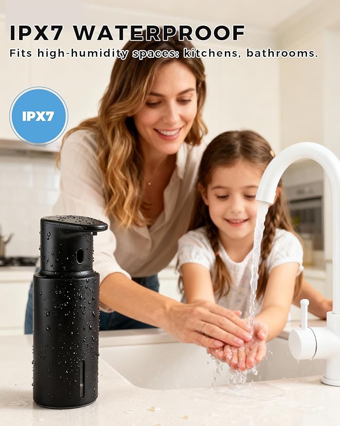 Automatic Liquid Soap Dispenser Touchless, 304 Stainless Steel Bottle Body