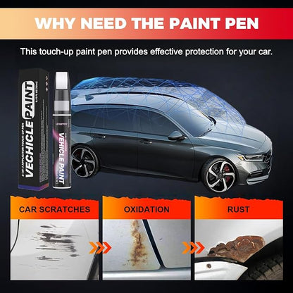 Typhoon Metallic(GBW/WA235K) Touch up Paint for Cadillac, Quick & Easy Fix for Car Scratches, 2 in 1 Car Touch up Paint with Pen Tip and Brush, Auto Scratch Repair Pen with Exact Color Match