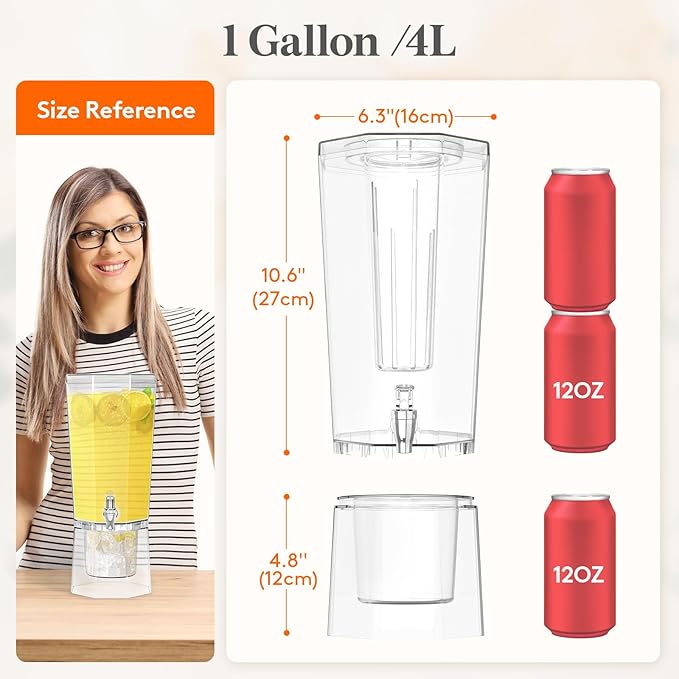 Lifewit 1 Gallon Drink Dispenser