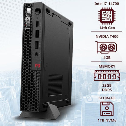 Lenovo ThinkStation P3 Tiny Workstation Intel i7-14700, 32GB DDR5, 1TB NVMe