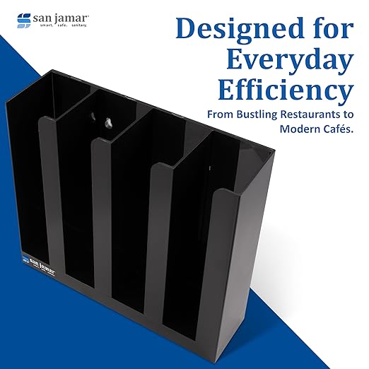 San Jamar Portion Cup and Lid Organizer Fits 2" Cups and Lids