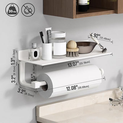 Danpoo White Paper Towel Holder