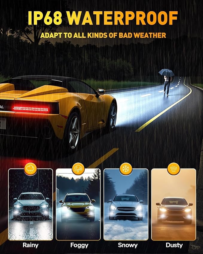 Termitor D3S Light Bulb, 80,000LM 6500K | IP68 Waterproof, 1:1 OEM Direct Fit, Long Durability, 1000% Brighter D3S Light for Fog Use, Pack of 2
