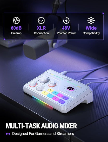 FIFINE Audio Mixer for Gaming