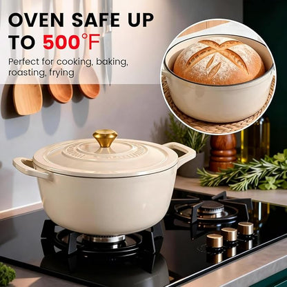 Enameled Cast Iron Dutch Oven