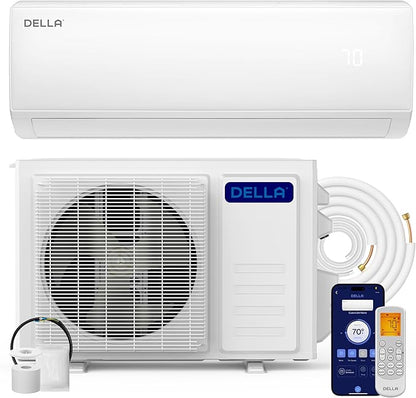 DELLA Econo Series 11500 BTU Mini Split Air Conditioner, 230V 17 SEER2