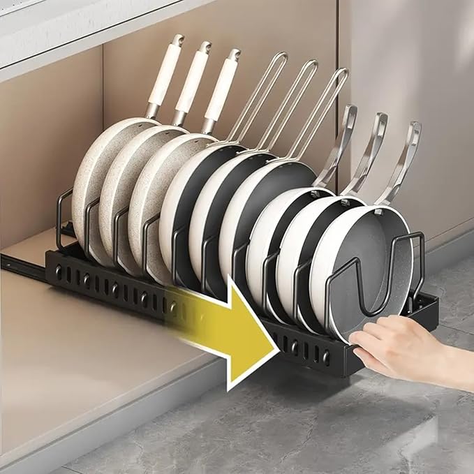 AmoiChic 2 Pack Pull Out Cabinet Organizer