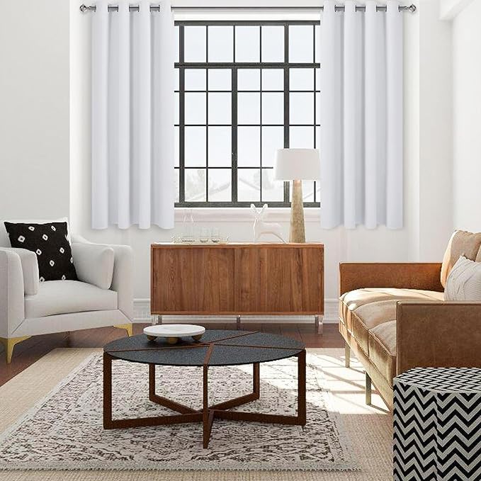 DWCN Blackout Curtains 84 Inches Long, Room Drakening Drapes
