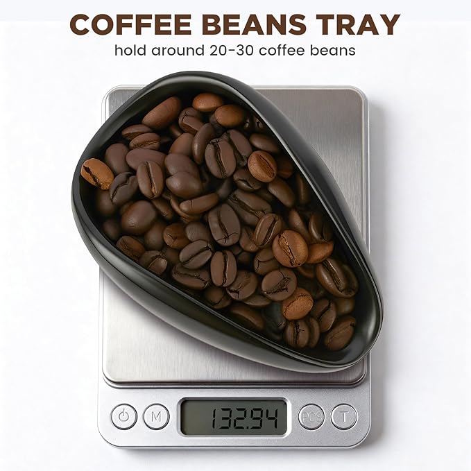 Ceramic Coffee Bean Dosing Cup + Sprayer Gift Set, Spoon Rest, Mini Coffee