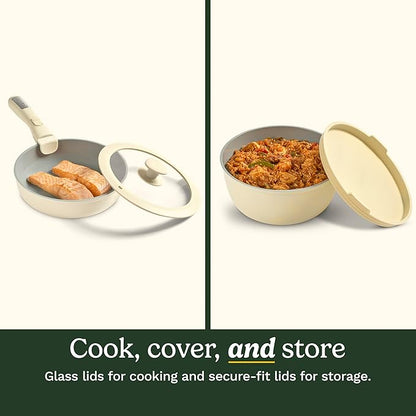 Cuisinart 13-Pc ClickSmart Nonstick Detachable Handle Ceramic Cookware