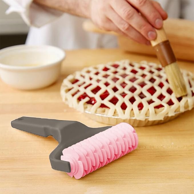 Pastry Lattice Roller Cutter, Pastry Cutter Roller DIY Baking Tool