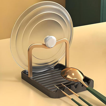 Stainless Steel Pot Lid Holder-Kitchen Organizer & Utensil Storage Rack