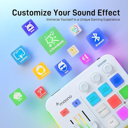MAONO Gaming Audio Mixer, Audio Interface