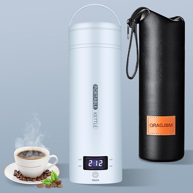 Travel Electric Kettle Portable Small Mini Tea Coffee Kettle Water Boiler