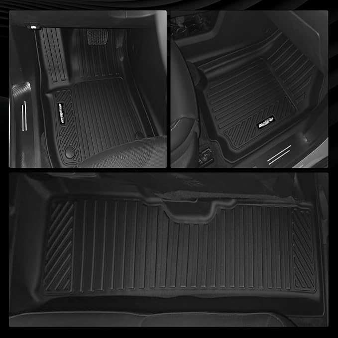 Floor Mats for 2007-2011 Toyota Camry, Trunk Mat and Backrest Mat All Weather TPE Protector for Toyota Camry Accessories