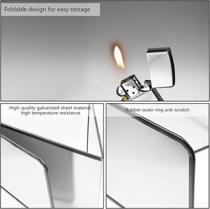 Splatter Guard for Frying Non-Stick 3 Sided Foldable Grease Splatter Screen