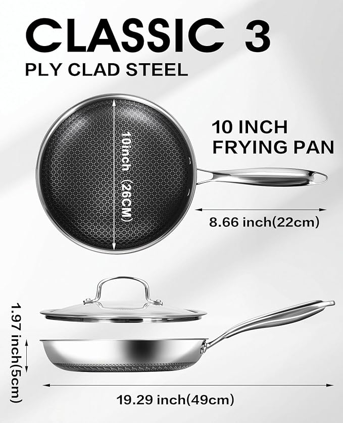 USELUCK Nonstick Frying Pans