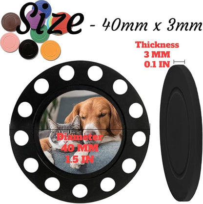 Custom Poker Chips Personalized Plastic Poker Chips with Logo Funny Parties Chips Print Your Photo or Text Golf Ball Markers for Putting Green Black