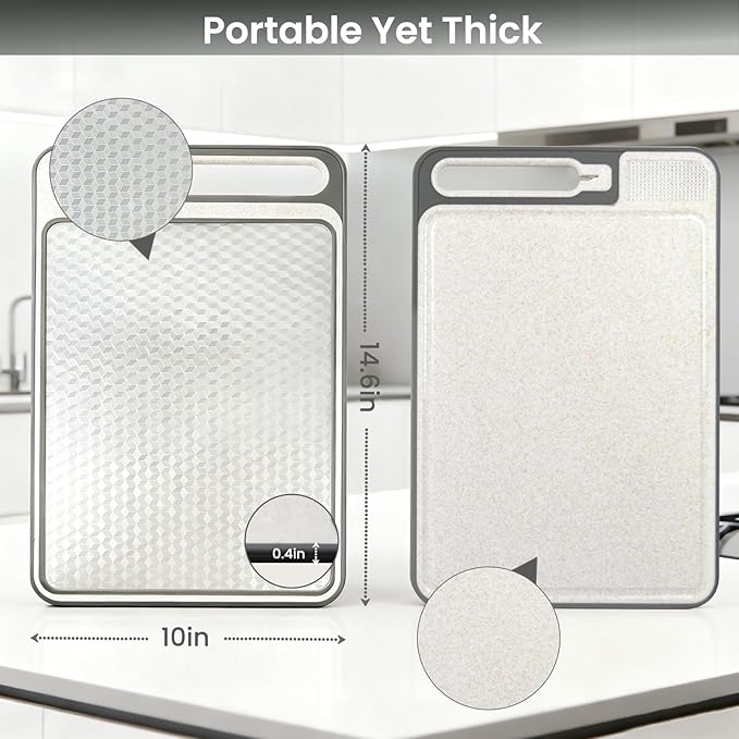 Stainless Steel Cutting Board, Dishwasher Safe, Scratch-Resistant