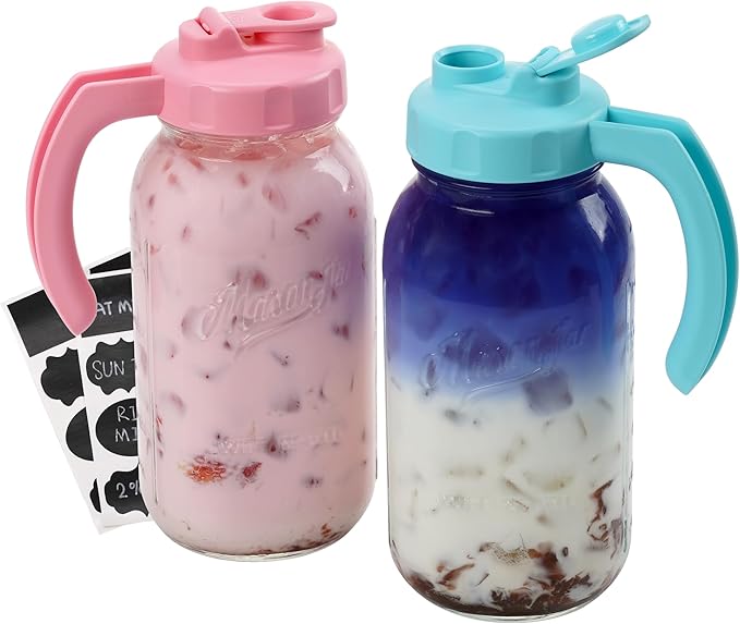 Soligt Glass Mason Jar Pitchers