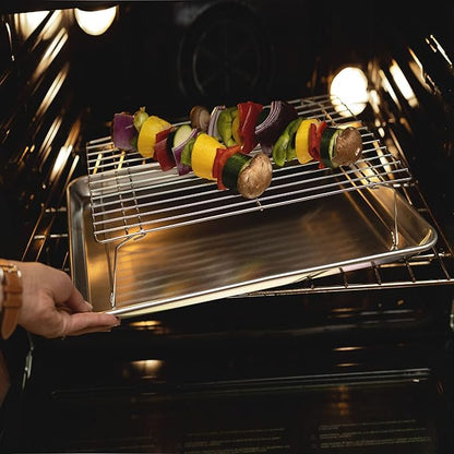 KITCHENATICS 4-Tier Stackable Cooling Racks