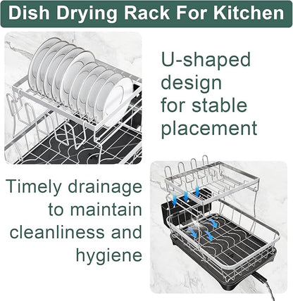 LIYI Dish Drying Rack, Large Dish Rack