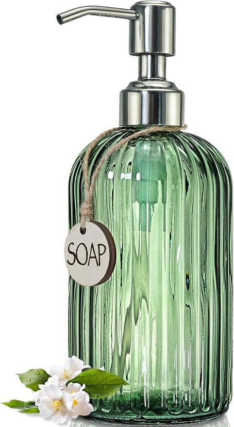 JASAI 18Oz Green Soap Dispenser