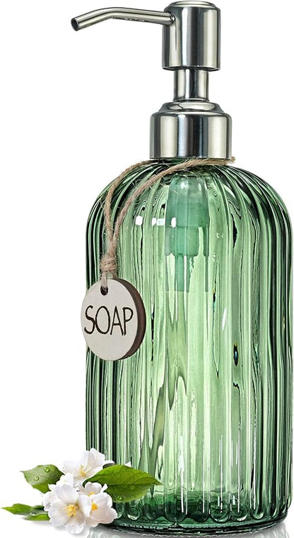 JASAI 18Oz Green Soap Dispenser