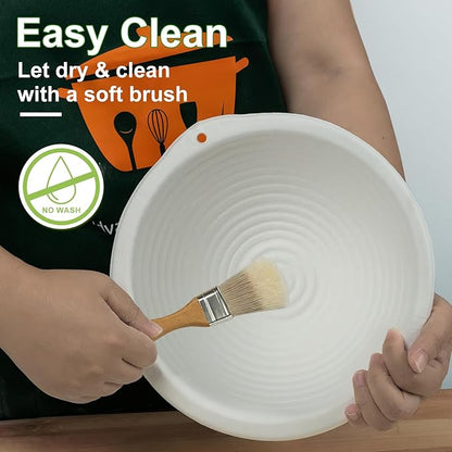 9 Inch Pulp Sourdough Banneton Bread Proofing Basket