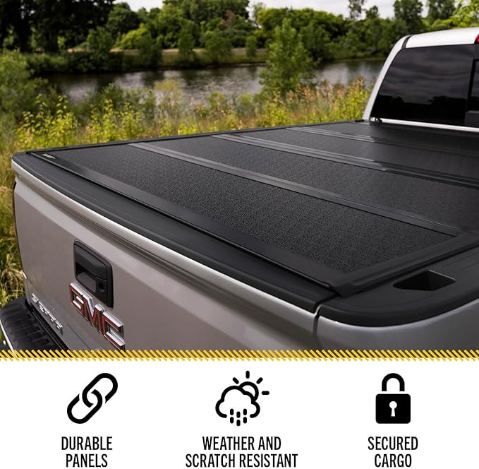 RealTruck BAK BAKFlip F1 Hard Folding Truck Bed Tonneau Cover | 772426 | Fits 2016-2023 Toyota Tacoma w/OE Track System 5' 1" Bed (60.5")