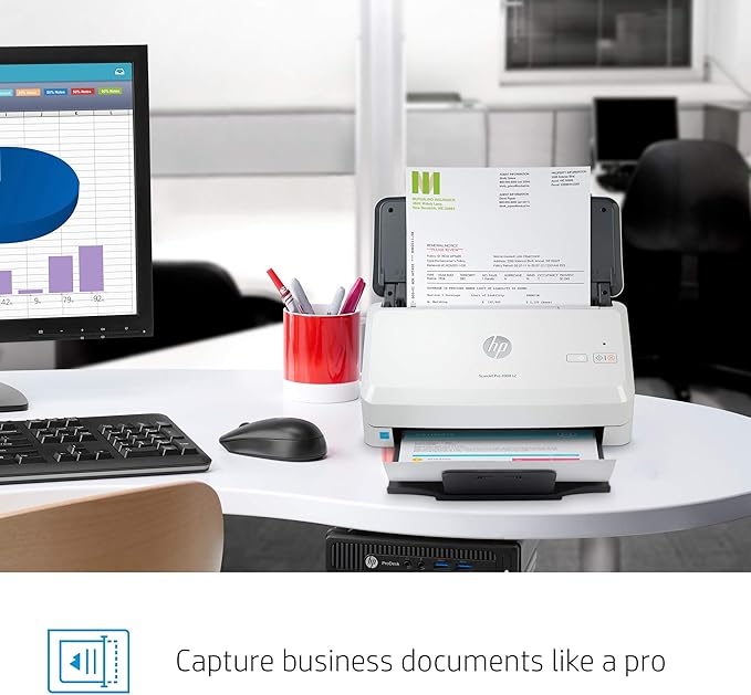 HP ScanJet Pro 2000 s2 35ppm USB 3.0 Color Duplex Scanner