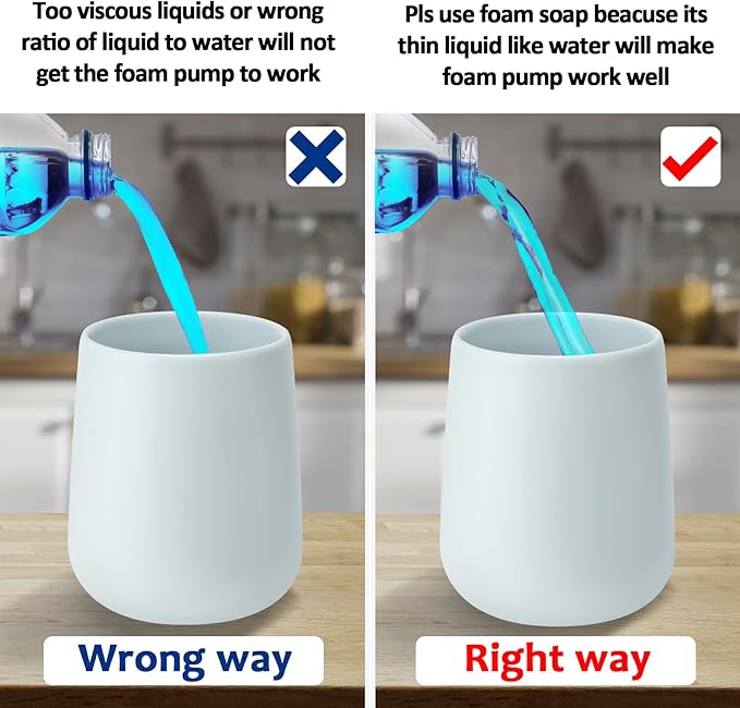 Soap Foaming Dispenser Ceramic